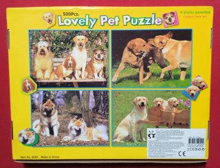 Puzzle Perros Lovely Pet 500 Piezas