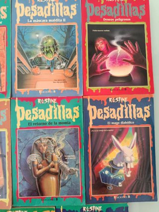 PESADILLAS.  R. L. STINE. LOTE DE 10 LIBROS.