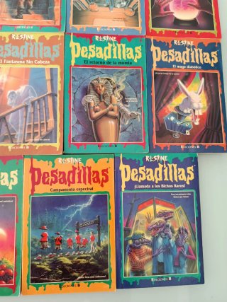 PESADILLAS.  R. L. STINE. LOTE DE 10 LIBROS.