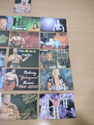 Lote 16 Tarjetas WWF Coleccionables Año 2000