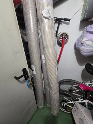 Tappeto Ondulato Grigio 275x200 da Aprire