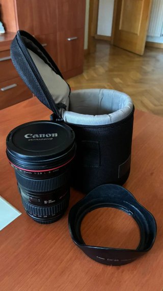 Objetivo Canon EF 16-35mm f/2.8L II USM + Funda