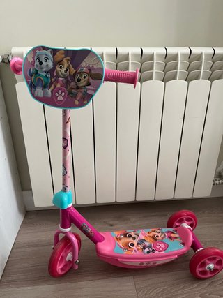 Patinete 3 Ruedas Patrulla Canina Rosa