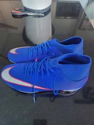 Zapatillas Fútbol Nike Azul Talla 43