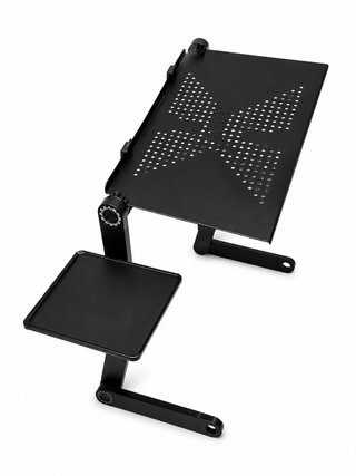 Mesa auxiliar tatuador metal ajustable