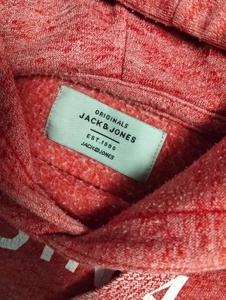 Sudadera Jack & Jones Hombre Rojo