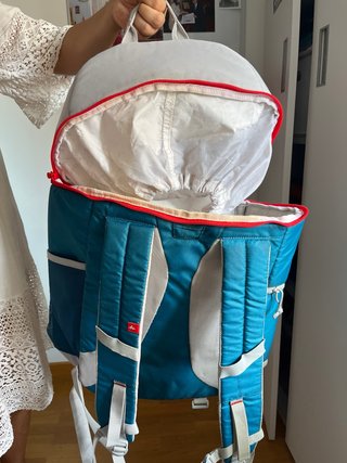 Mochila Mote Congelador Roja y Turquesa