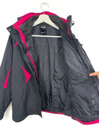Chaqueta The North Face HyVent 3-en-1 Negra Mujer