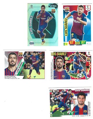 Lote cromos Luis Suárez
