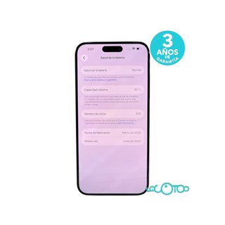 iPhone 15 Pro Max 256GB Gris 6.7'' Doble SIM