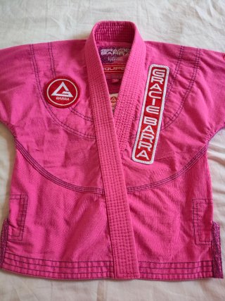 Kimono Gracie Barra Rosa Talla Y2
