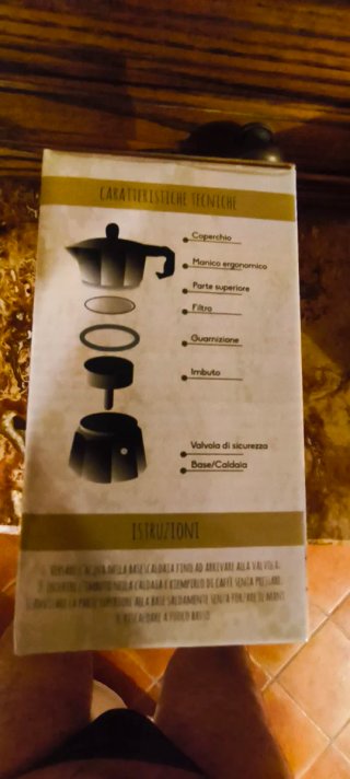 Moka Ness Gialla Alluminio 15 cm 2 tazze