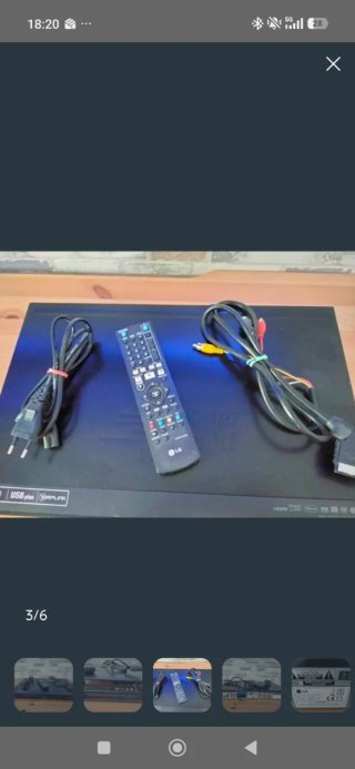 Grabador DVD LG con disco duro RH499H
