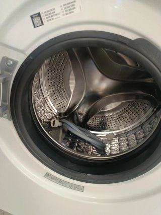 Lavadora Indesit 7kg Invertir, Blanca