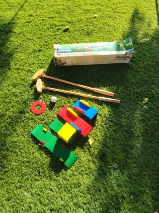 Set Minigolf Infantil Madera (Piezas)
