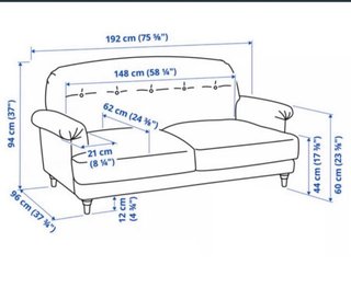 Sofá 2 plazas IKEA ESSEBODA beige