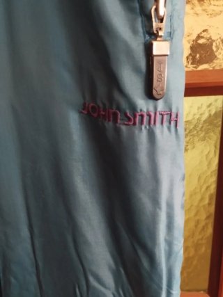 Pantaloncini da sci John Smith blu con parapetto