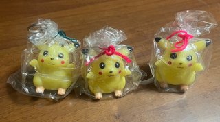 3 Portachiavi Pikachu Vintage