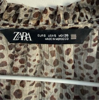 Vestido Zara Animal Print