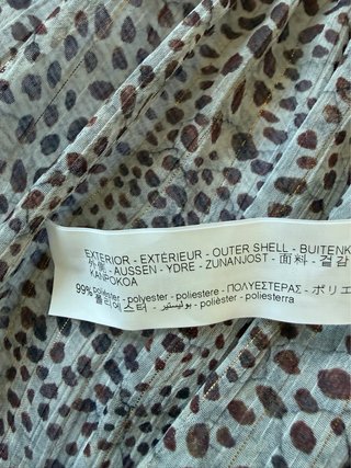 Vestido Zara Animal Print