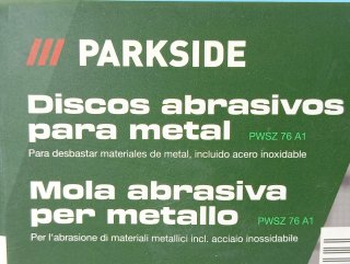 Parkside Discos Abrasivos para Metal (2 uds)