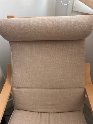 Poltrona POÄNG IKEA Beige in Legno