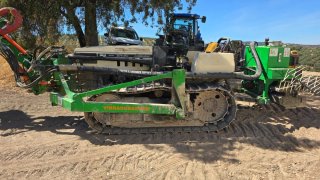 Tractor Lamborghini 95cv con vibrador Mai