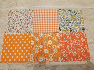 100 retales patchwork 10x10 cm