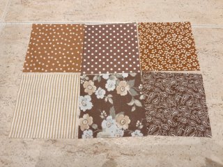 100 retales patchwork 10x10 cm
