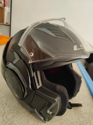 Casco Modular LS2 Valiant II Negro talla XL