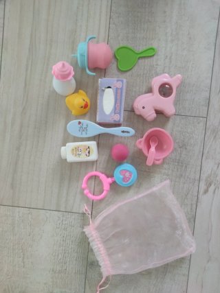 Carrito gemelar con bebés