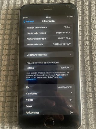 iPhone 6S Plus 16GB Argento/Grigio Siderale
