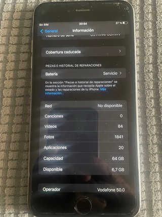 iPhone 6S Plus 16GB Argento/Grigio Siderale