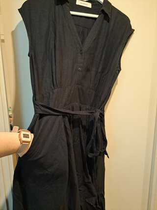 Vestido negro Promod retro