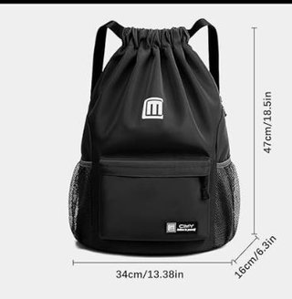 Borsa Coulisse Sacca Sportiva Impermeabile zaino