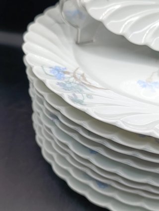 Set platos porcelana Limoges Haviland