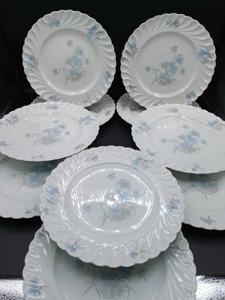 Set platos porcelana Limoges Haviland