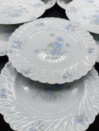 Set platos porcelana Limoges Haviland