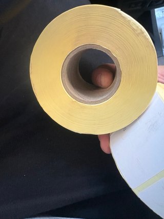 Rollo de etiquetas térmicas