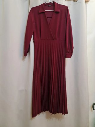 Vestido Nunalie Granate T.L
