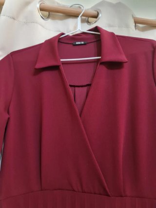 Vestido Nunalie Granate T.L