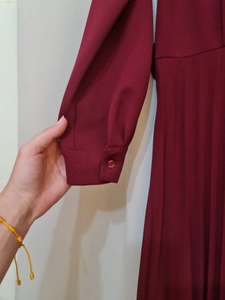 Vestido Nunalie Granate T.L