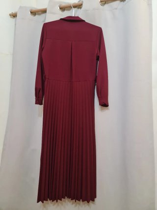 Vestido Nunalie Granate T.L