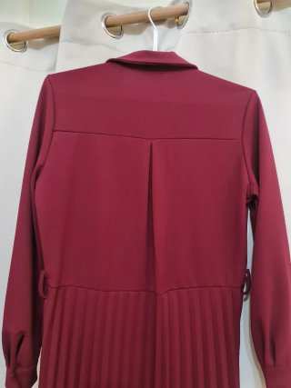 Vestido Nunalie Granate T.L