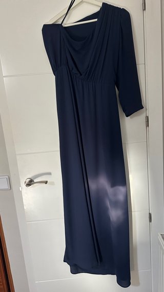 Vestido largo fiesta THE-ARE azul