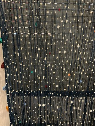 Cortina / Visillo Zara Home estrellas azul niño
