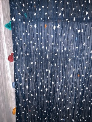 Cortina / Visillo Zara Home estrellas azul niño