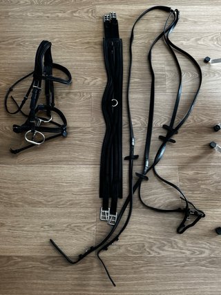 Silla de montar salto mixta 17,5”