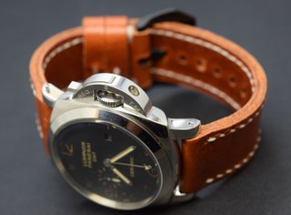 Cinturino artigianale in pelle Panerai / Rolex