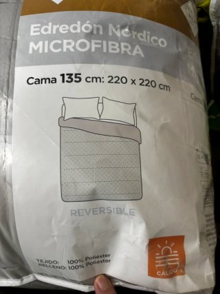 NUEVO Edredón reversible 135x190 cm